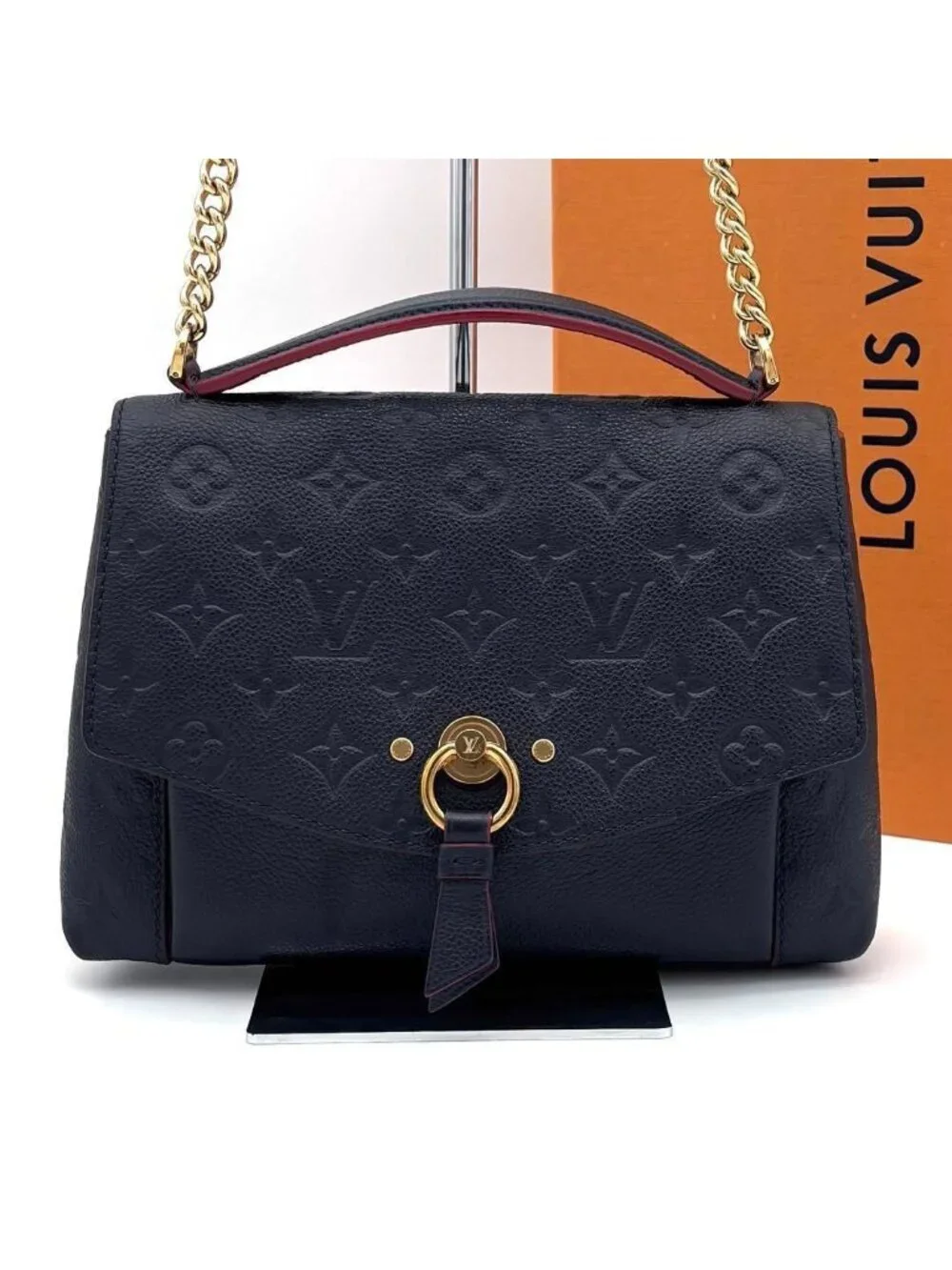 Louis Vuitton Monogram Empreinte Blanche BB Shoulder Bag
